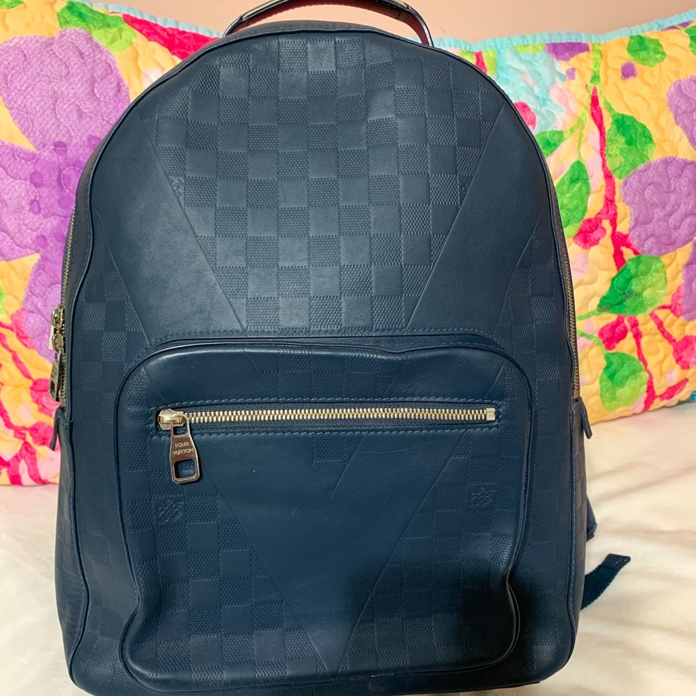 Louis Vuitton backpack America cup limited edition real leather